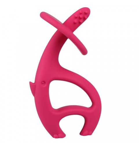 Mombella Dancing Elephant - Uspakajający gryzak Dla Dzieci | Dark Pink